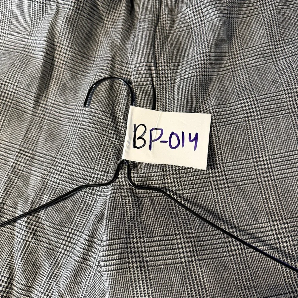 Vintage Polo Ralph Lauren Pants Mens 34x32 Gray Glen Check Cotton Wool Blend 90s